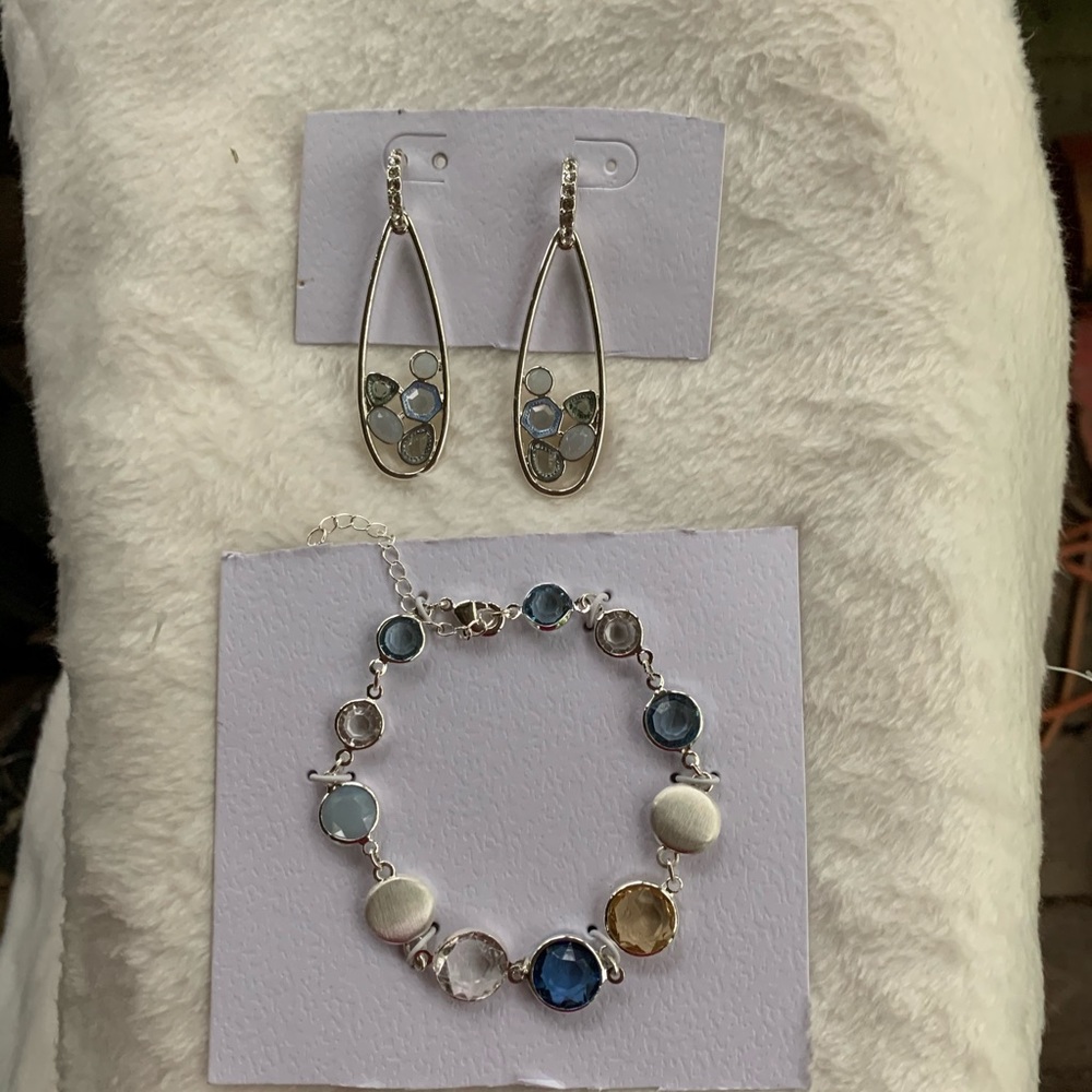 BRACELET and EARRINGS